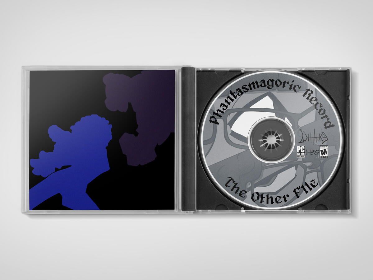 Videogame Jewel Case Design (Inside w/disc)