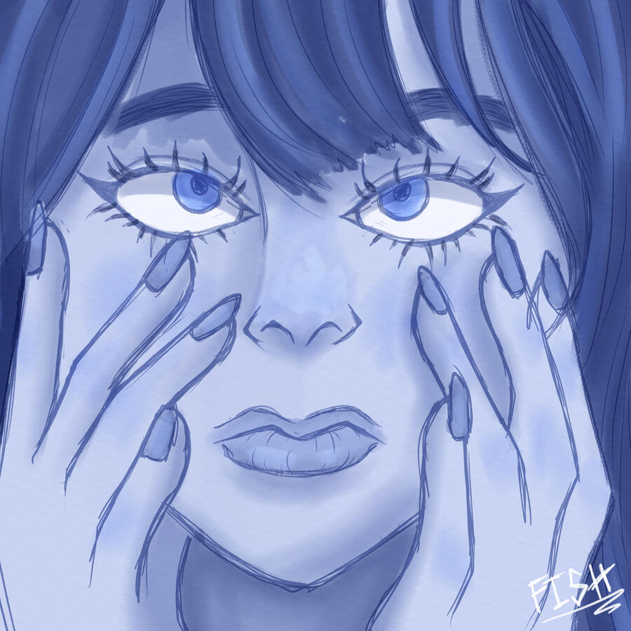 Digital Portrait Painting (Face+Hands)