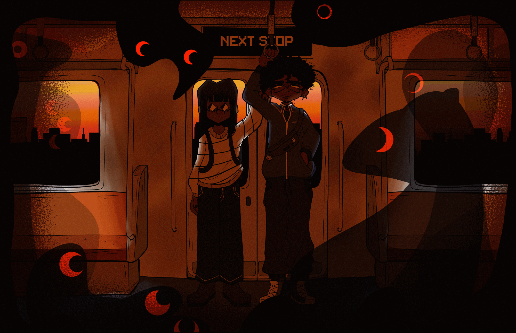 Animated Concept Art for Phantasmagoric Record