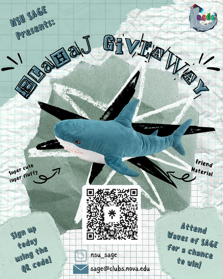 Blahaj Giveaway Poster